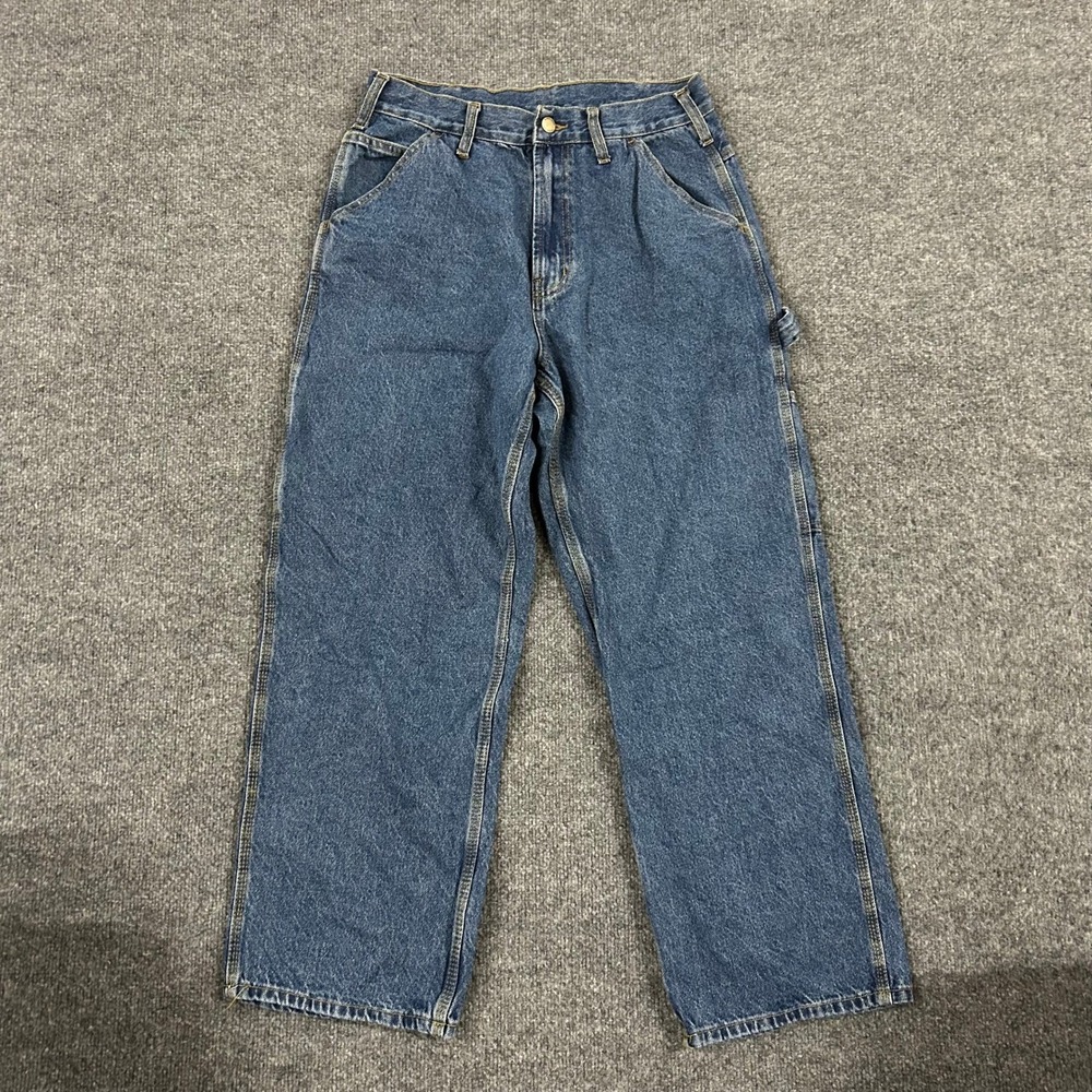 Rural King Carpenter Jeans Mens Size 33x30 Blue Denim Utility Workwear Pants